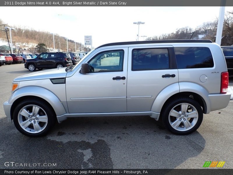 Bright Silver Metallic / Dark Slate Gray 2011 Dodge Nitro Heat 4.0 4x4