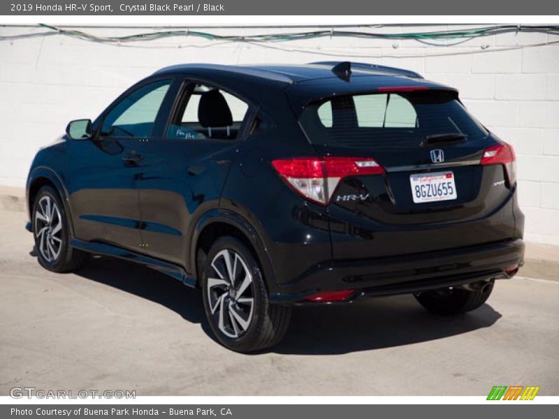 Crystal Black Pearl / Black 2019 Honda HR-V Sport