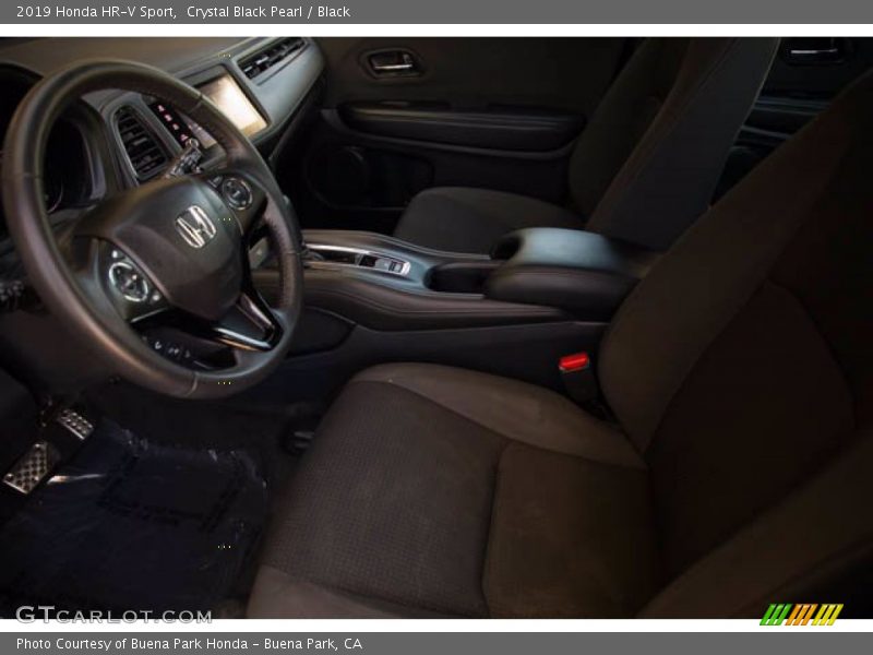 Crystal Black Pearl / Black 2019 Honda HR-V Sport