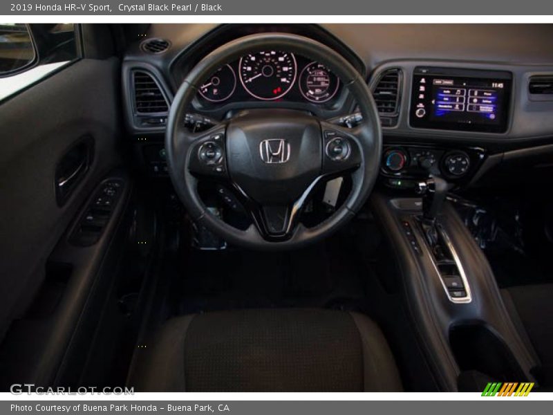 Crystal Black Pearl / Black 2019 Honda HR-V Sport