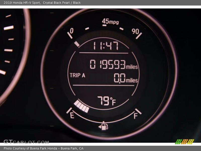 Crystal Black Pearl / Black 2019 Honda HR-V Sport