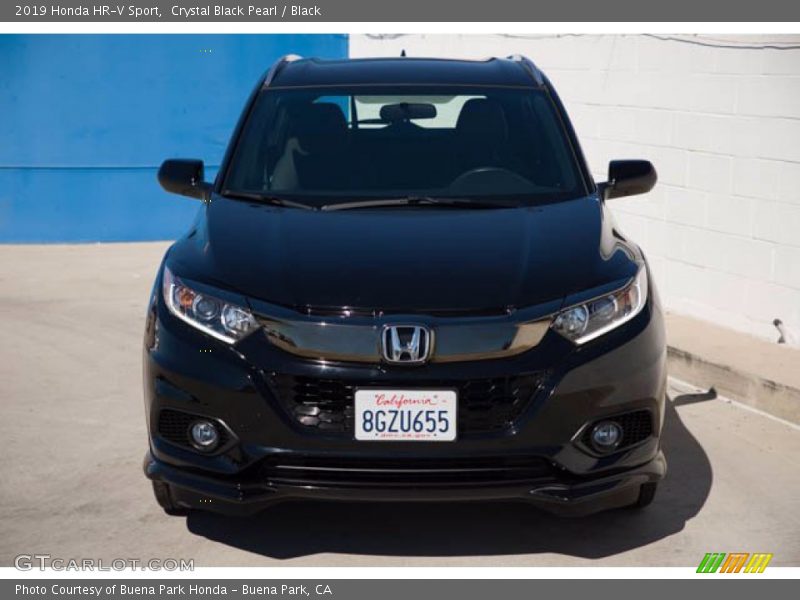 Crystal Black Pearl / Black 2019 Honda HR-V Sport