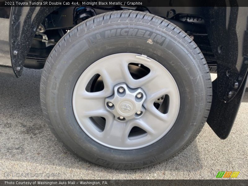 Midnight Black Metallic / Graphite 2021 Toyota Tundra SR Double Cab 4x4