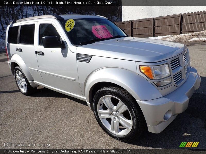 Bright Silver Metallic / Dark Slate Gray 2011 Dodge Nitro Heat 4.0 4x4
