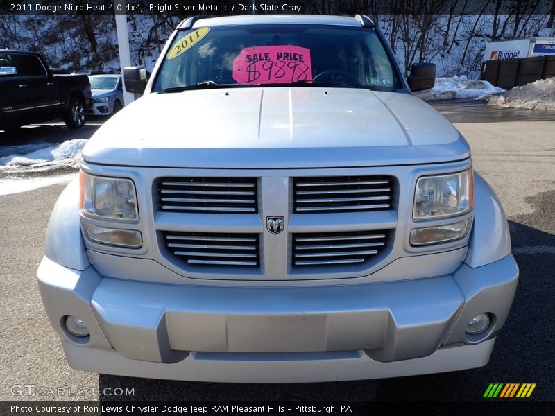 Bright Silver Metallic / Dark Slate Gray 2011 Dodge Nitro Heat 4.0 4x4