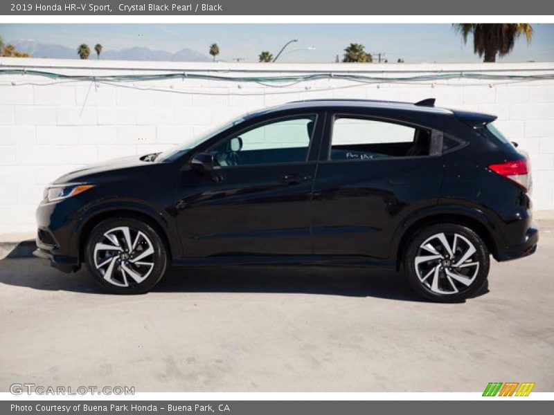 Crystal Black Pearl / Black 2019 Honda HR-V Sport