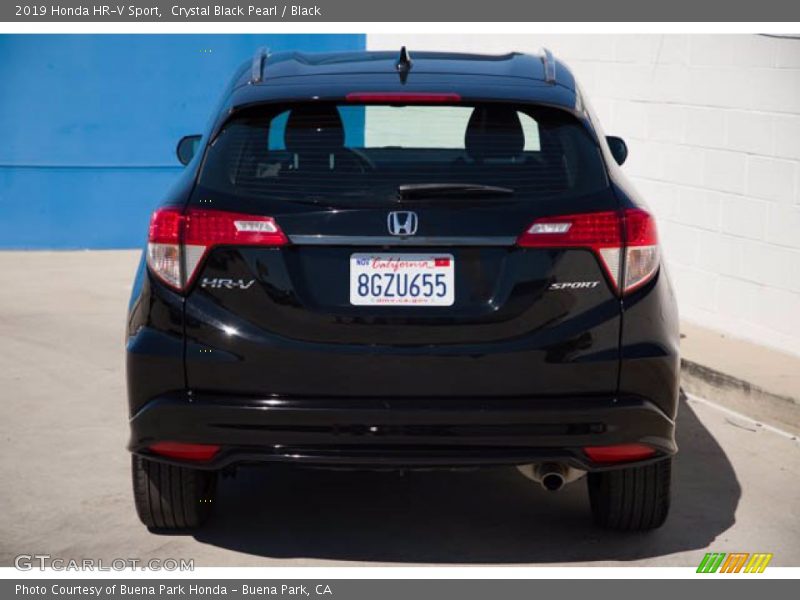 Crystal Black Pearl / Black 2019 Honda HR-V Sport