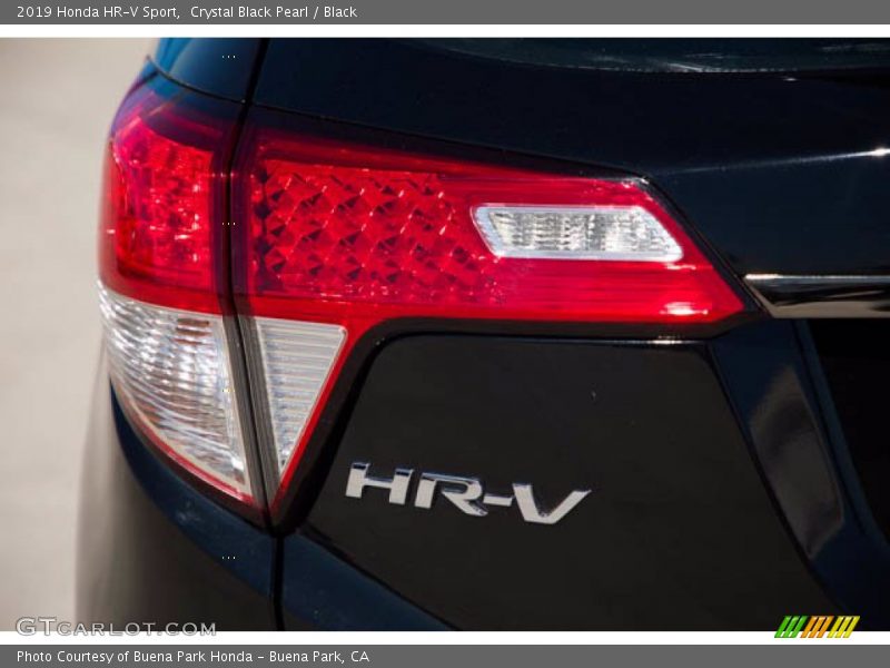 Crystal Black Pearl / Black 2019 Honda HR-V Sport