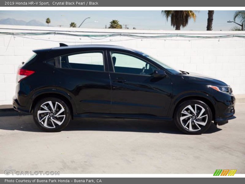 Crystal Black Pearl / Black 2019 Honda HR-V Sport