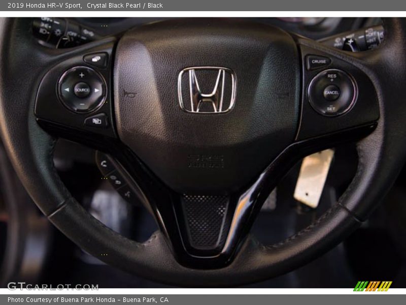 Crystal Black Pearl / Black 2019 Honda HR-V Sport