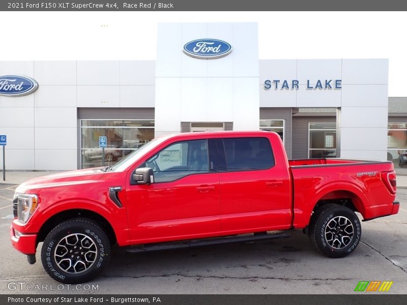 Race Red / Black 2021 Ford F150 XLT SuperCrew 4x4