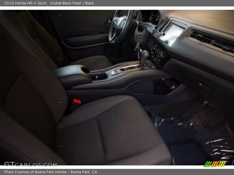 Crystal Black Pearl / Black 2019 Honda HR-V Sport