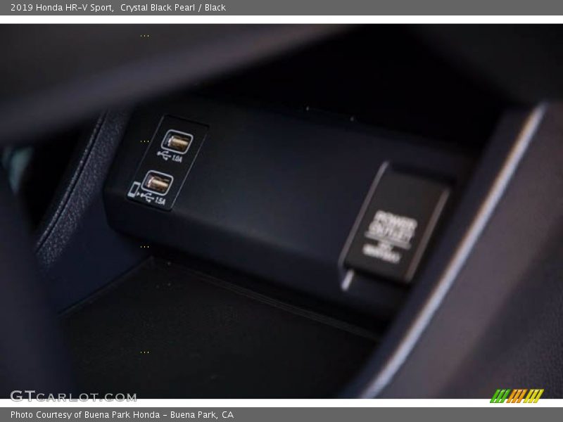 Crystal Black Pearl / Black 2019 Honda HR-V Sport