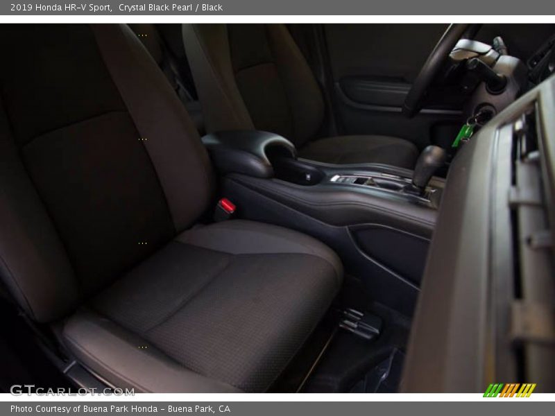 Crystal Black Pearl / Black 2019 Honda HR-V Sport