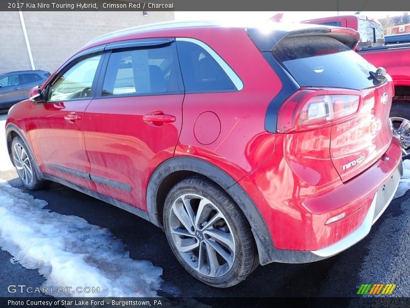 Crimson Red / Charcoal 2017 Kia Niro Touring Hybrid