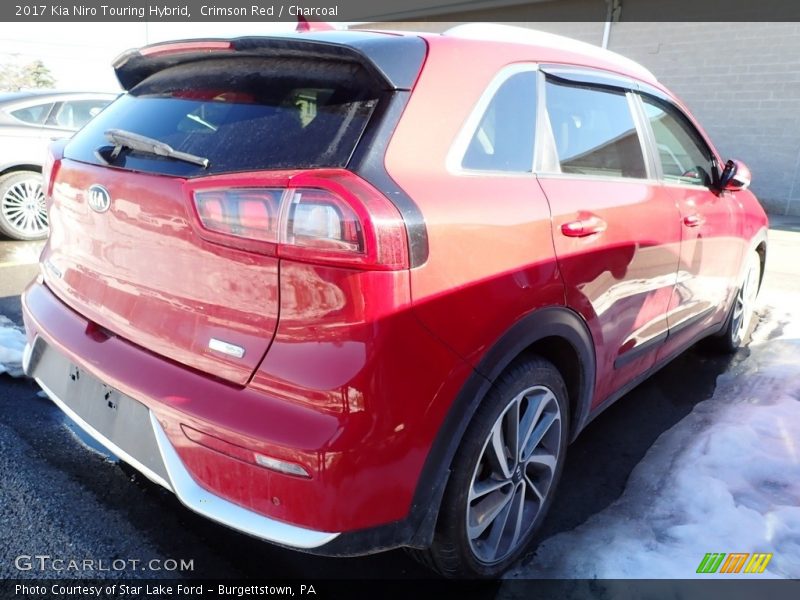 Crimson Red / Charcoal 2017 Kia Niro Touring Hybrid