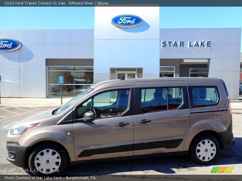 Diffused Silver / Ebony 2020 Ford Transit Connect XL Van