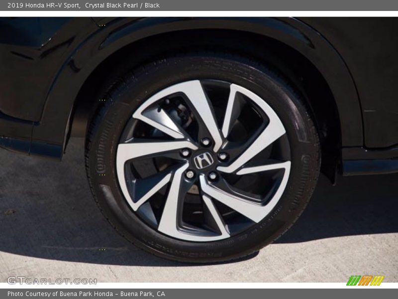 Crystal Black Pearl / Black 2019 Honda HR-V Sport