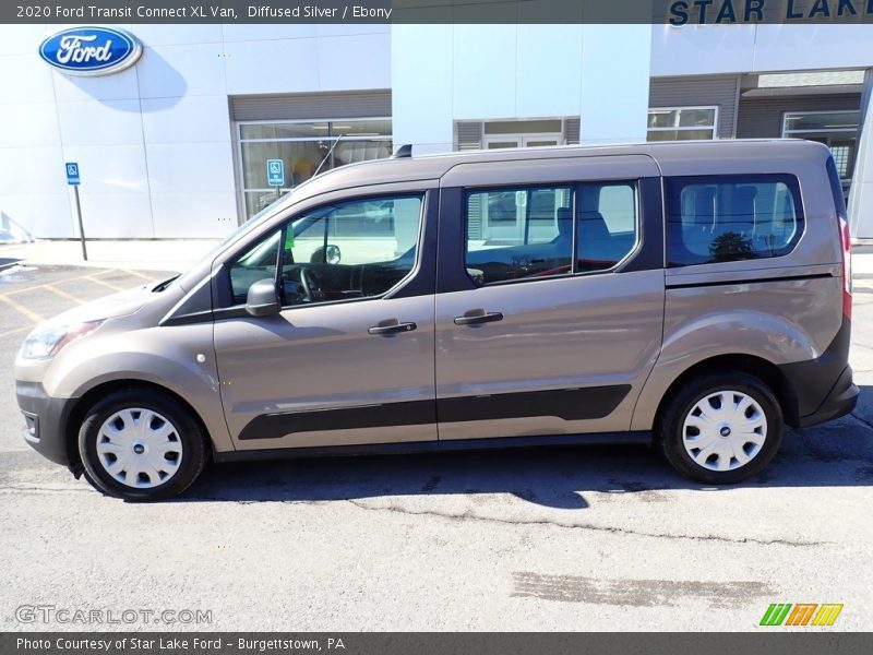 Diffused Silver / Ebony 2020 Ford Transit Connect XL Van