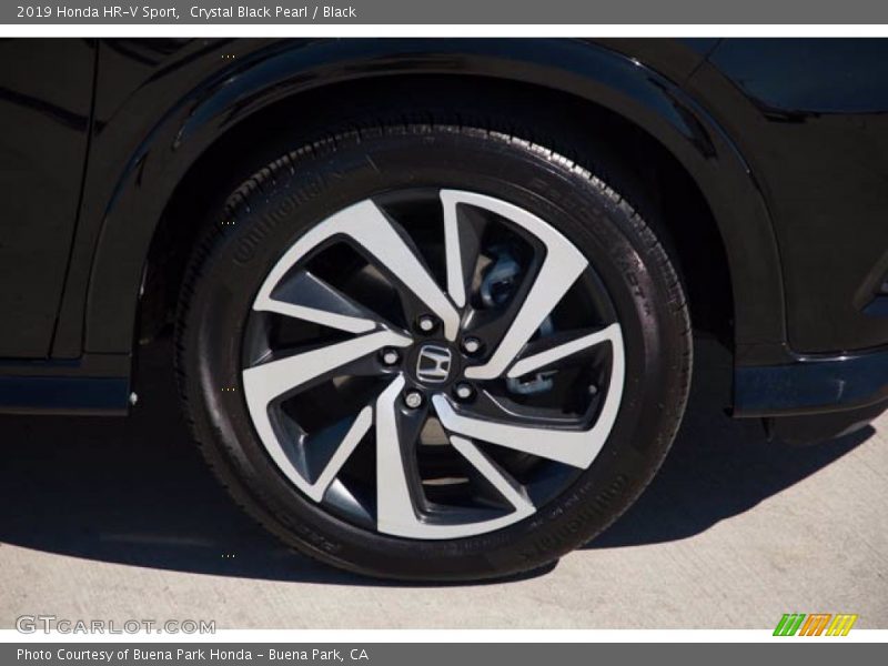 Crystal Black Pearl / Black 2019 Honda HR-V Sport