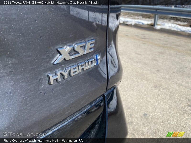 Magnetic Gray Metallic / Black 2021 Toyota RAV4 XSE AWD Hybrid