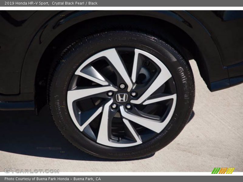 Crystal Black Pearl / Black 2019 Honda HR-V Sport