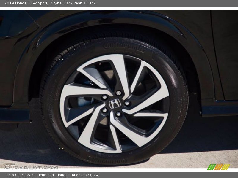 Crystal Black Pearl / Black 2019 Honda HR-V Sport