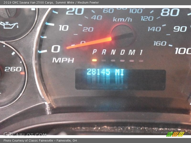 Summit White / Medium Pewter 2019 GMC Savana Van 2500 Cargo