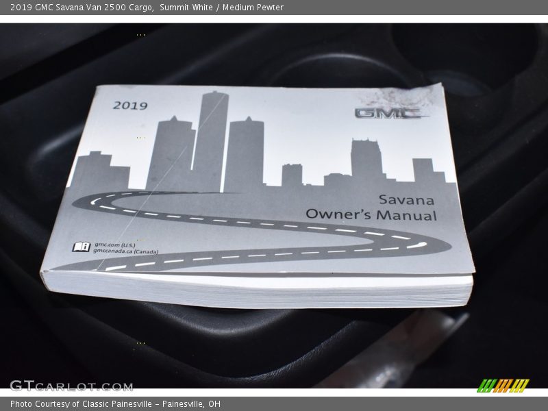 Summit White / Medium Pewter 2019 GMC Savana Van 2500 Cargo