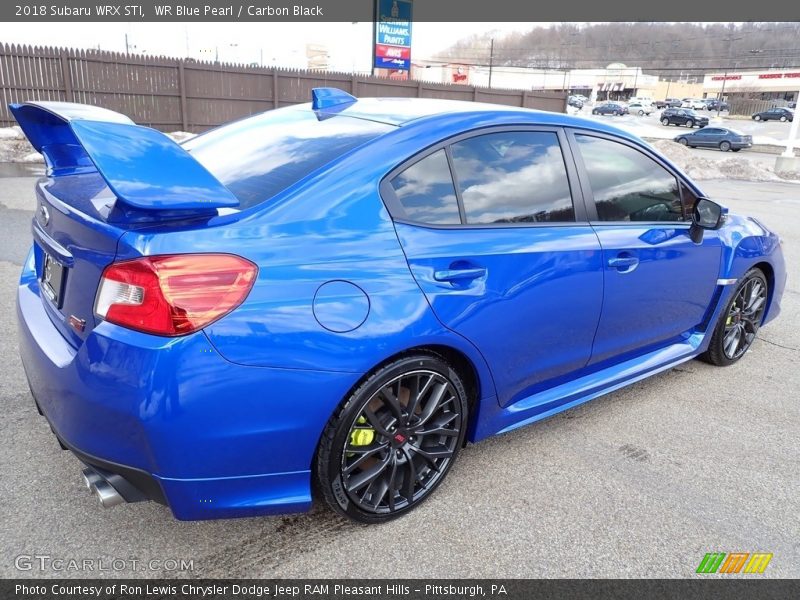 WR Blue Pearl / Carbon Black 2018 Subaru WRX STI