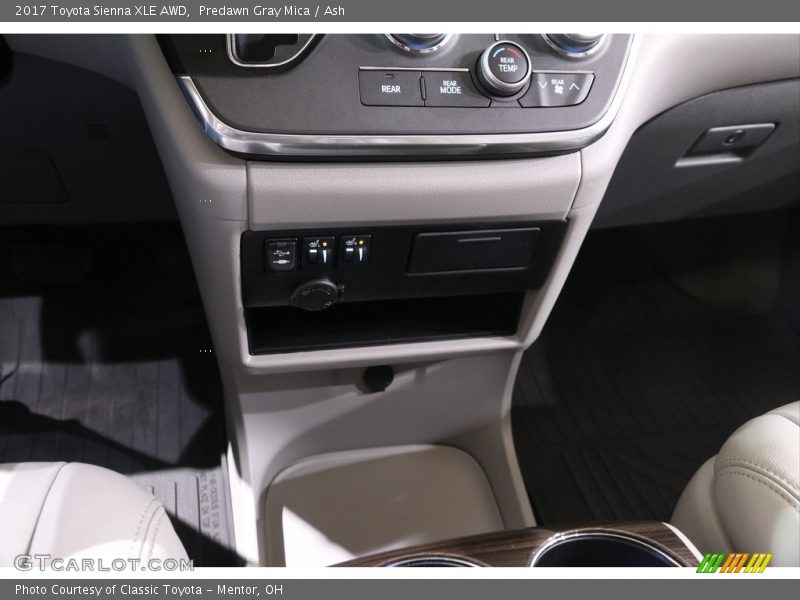 Predawn Gray Mica / Ash 2017 Toyota Sienna XLE AWD