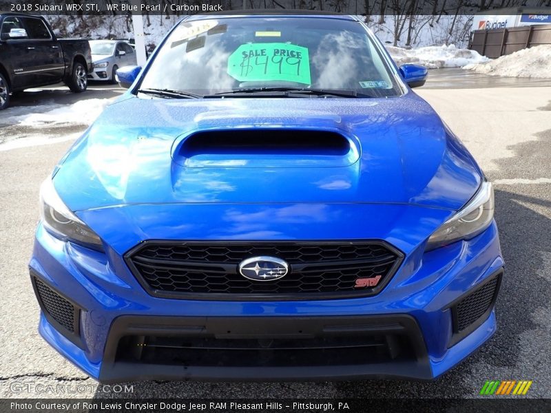 WR Blue Pearl / Carbon Black 2018 Subaru WRX STI