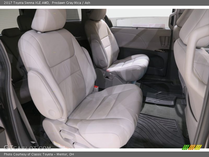 Predawn Gray Mica / Ash 2017 Toyota Sienna XLE AWD