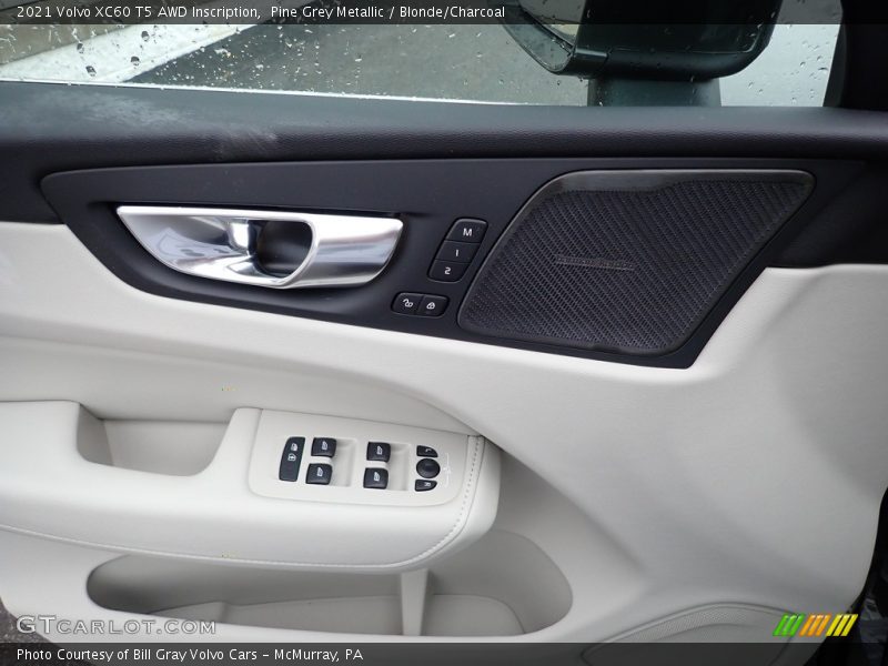 Pine Grey Metallic / Blonde/Charcoal 2021 Volvo XC60 T5 AWD Inscription
