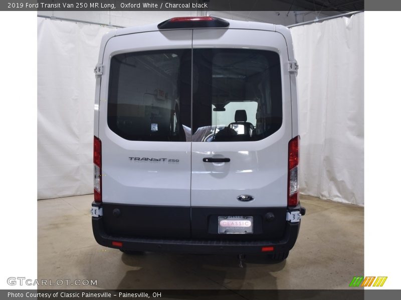 Oxford White / Charcoal black 2019 Ford Transit Van 250 MR Long