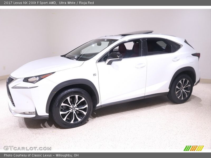 Ultra White / Rioja Red 2017 Lexus NX 200t F Sport AWD