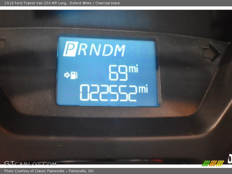 Oxford White / Charcoal black 2019 Ford Transit Van 250 MR Long