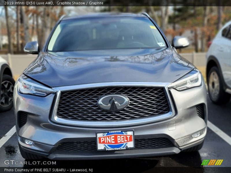 Graphite Shadow / Graphite 2019 Infiniti QX50 Luxe AWD