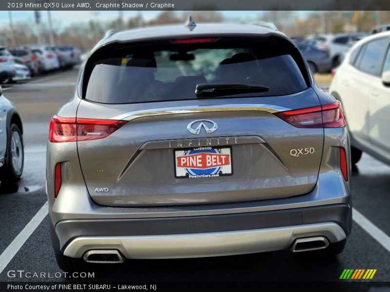 Graphite Shadow / Graphite 2019 Infiniti QX50 Luxe AWD