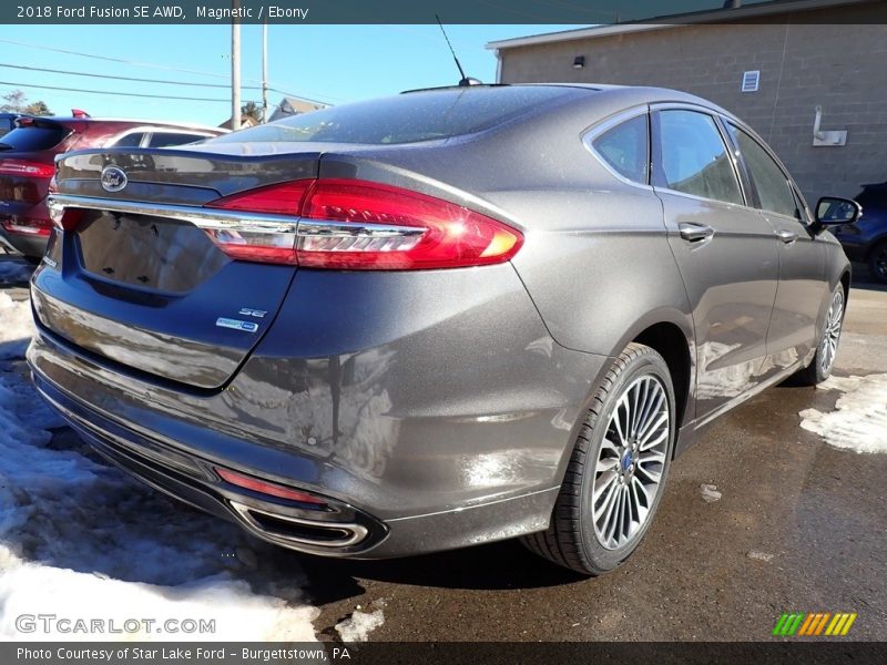 Magnetic / Ebony 2018 Ford Fusion SE AWD
