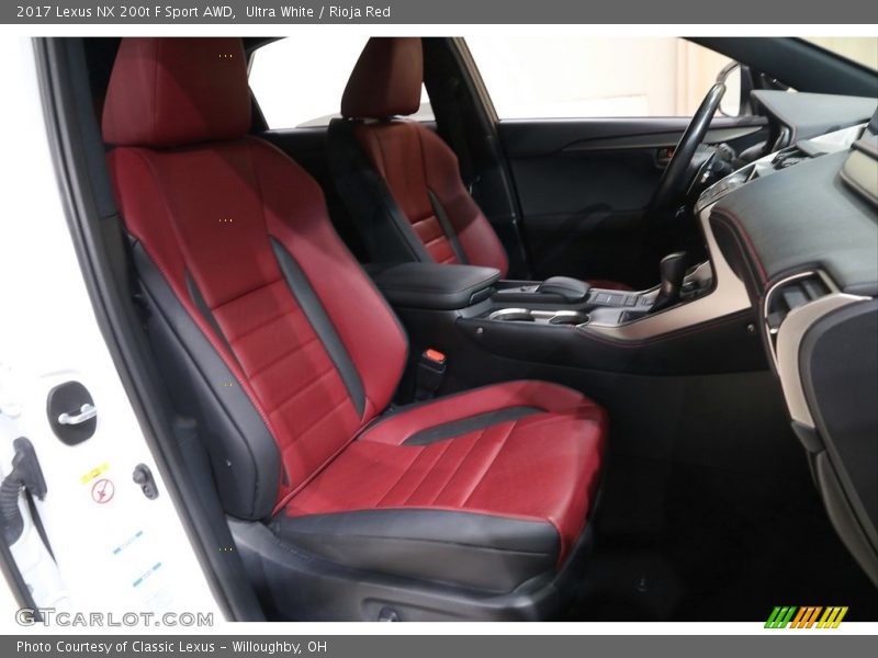 Ultra White / Rioja Red 2017 Lexus NX 200t F Sport AWD