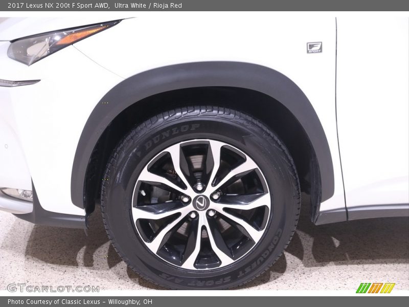 Ultra White / Rioja Red 2017 Lexus NX 200t F Sport AWD