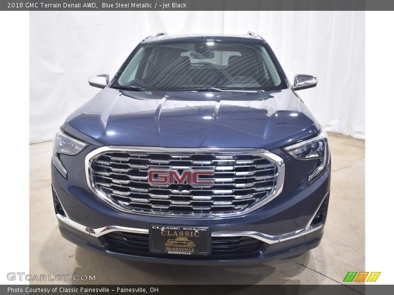 Blue Steel Metallic / ­Jet Black 2018 GMC Terrain Denali AWD