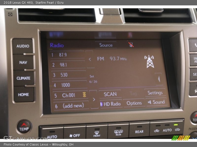 Starfire Pearl / Ecru 2018 Lexus GX 460