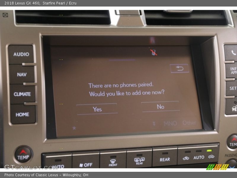 Starfire Pearl / Ecru 2018 Lexus GX 460