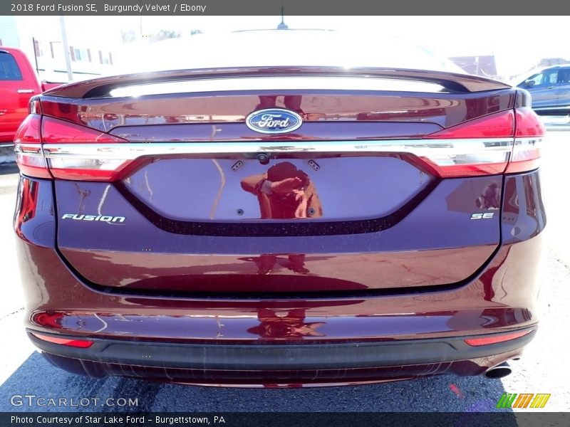 Burgundy Velvet / Ebony 2018 Ford Fusion SE