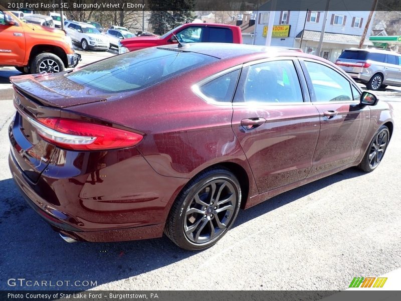 Burgundy Velvet / Ebony 2018 Ford Fusion SE