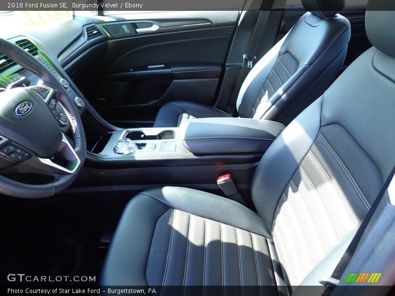 Burgundy Velvet / Ebony 2018 Ford Fusion SE