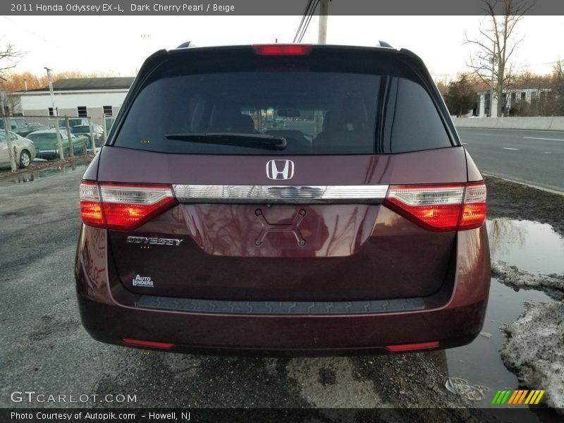 Dark Cherry Pearl / Beige 2011 Honda Odyssey EX-L