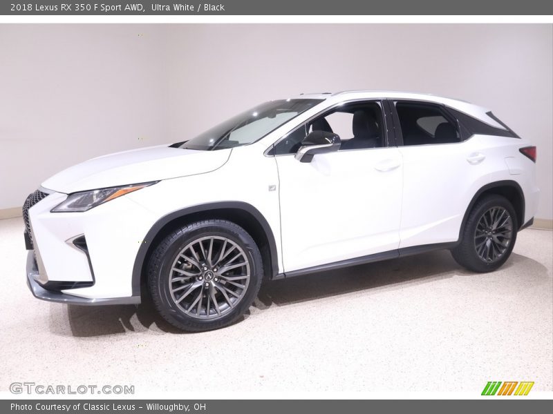 Ultra White / Black 2018 Lexus RX 350 F Sport AWD